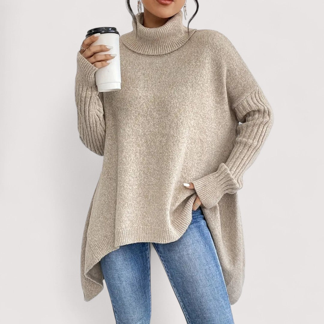 Patricia™ – LANGER ROLLKRAGENPULLOVER