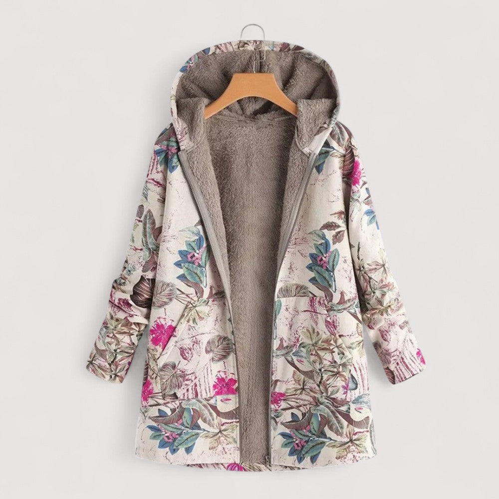 Kamilla | Warme Jacke mit Fleece-Futter