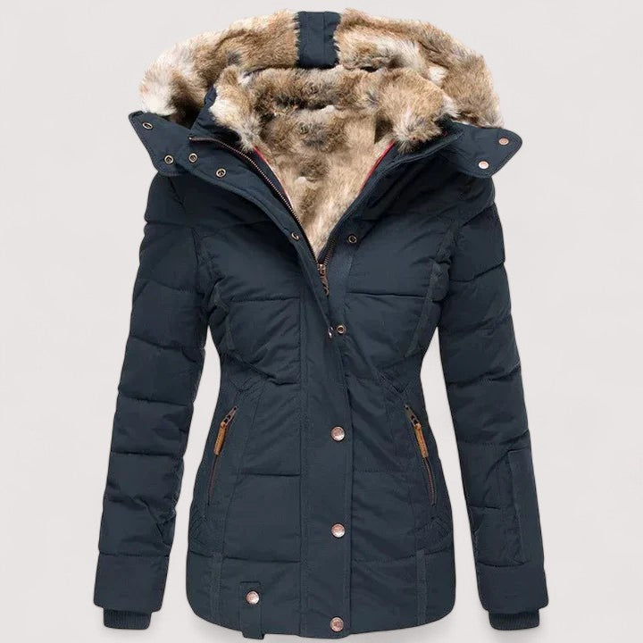 Marylin™ – Warmer Wintermantel mit Fellfutter
