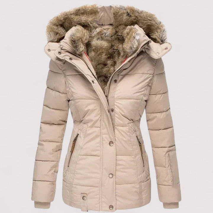 Marylin™ – Warmer Wintermantel mit Fellfutter