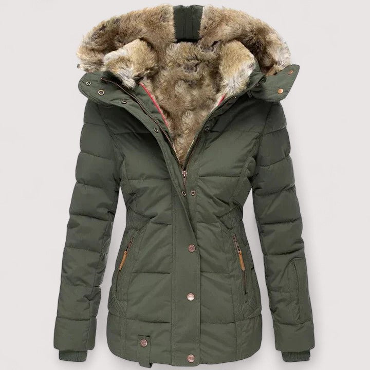 Marylin™ – Warmer Wintermantel mit Fellfutter