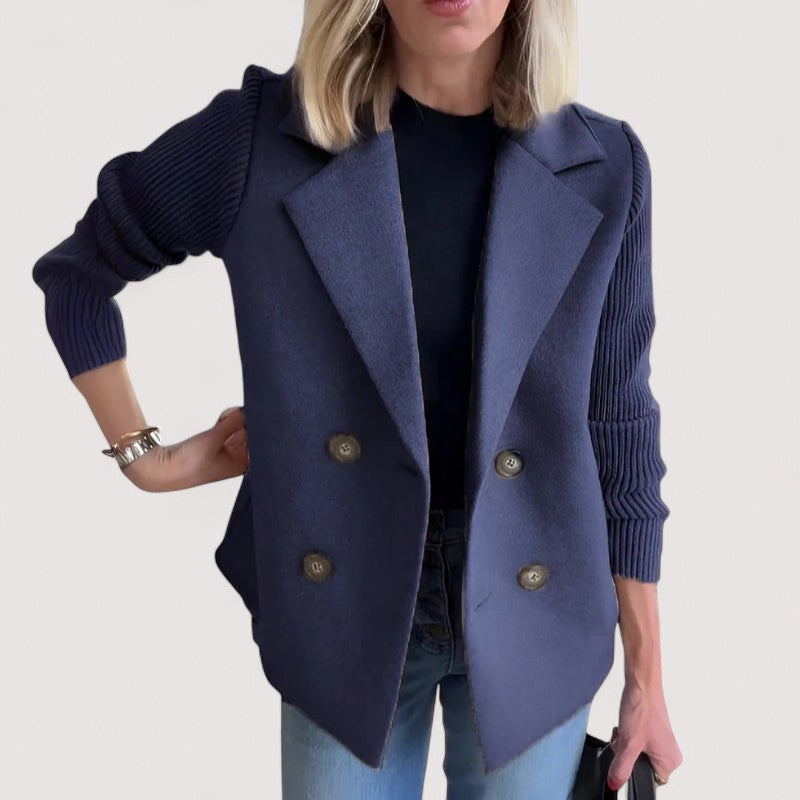 Minta™ | Weicher Sweater-Blazer mit eleganter Passform