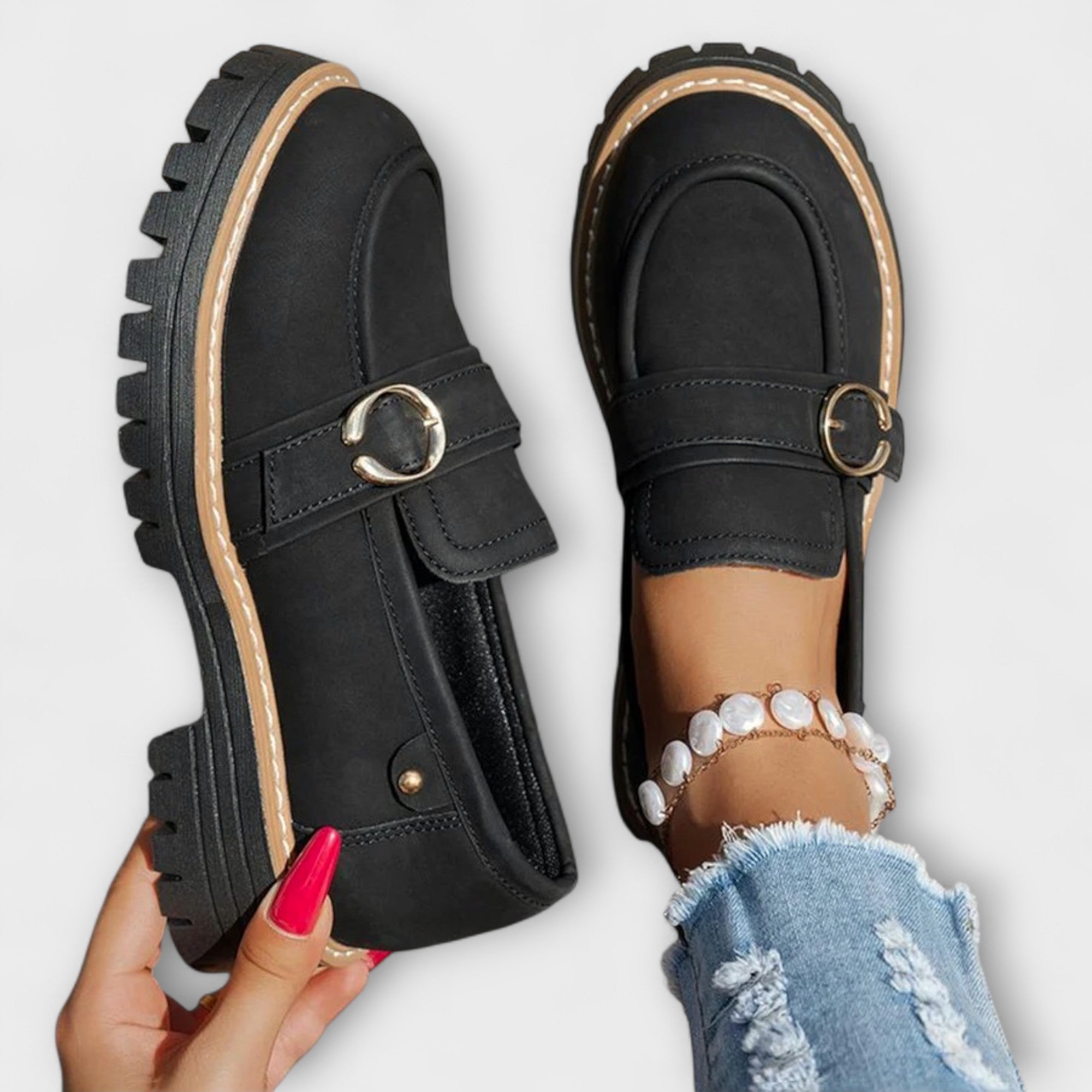Lora™ | Legere Slipper mit Runde Spitze