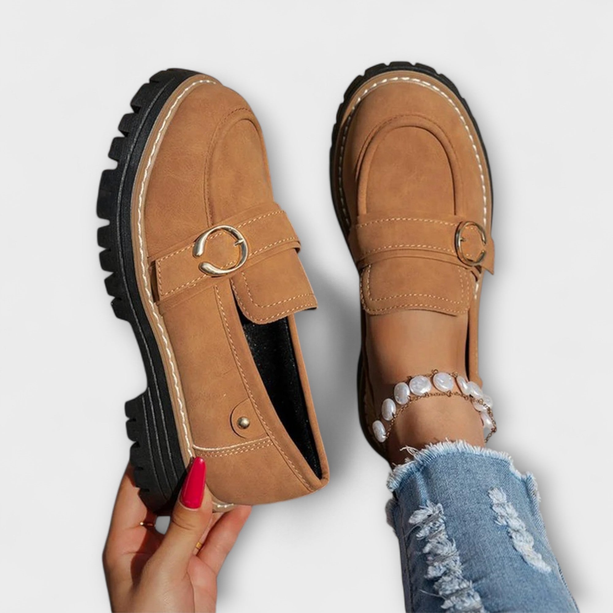 Lora™ | Legere Slipper mit Runde Spitze
