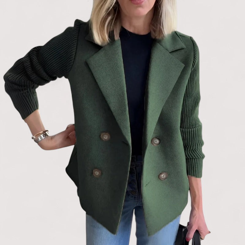 Minta™ | Weicher Sweater-Blazer mit eleganter Passform