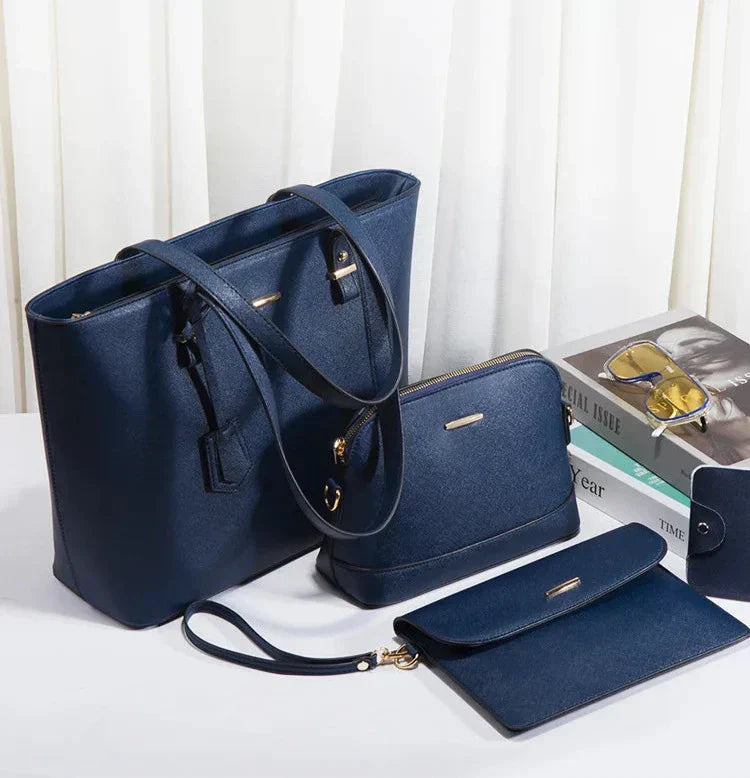 Annebritt™ | Ledertasche und Umhängetasche im Set