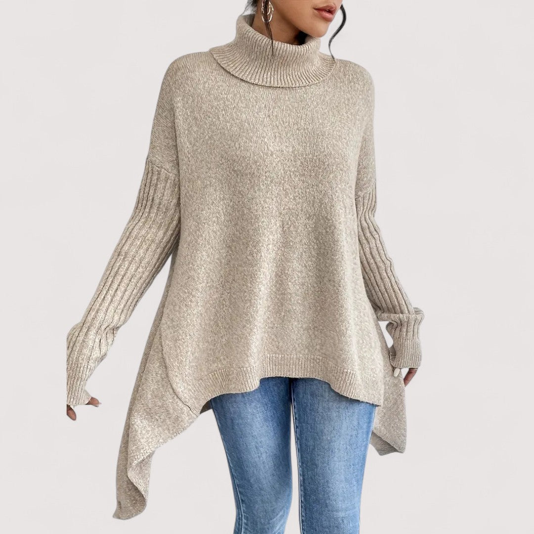 Patricia™ – LANGER ROLLKRAGENPULLOVER
