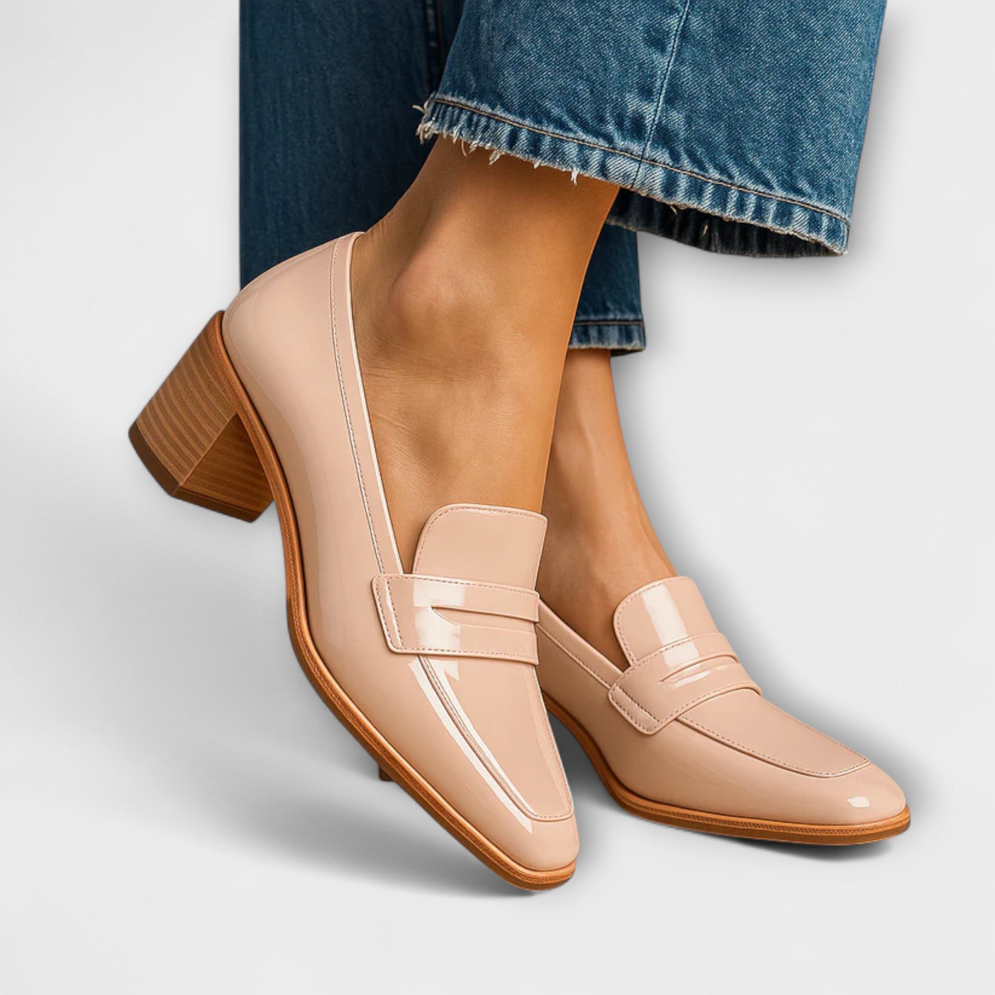 Elaine™ | Glänzende Loafers