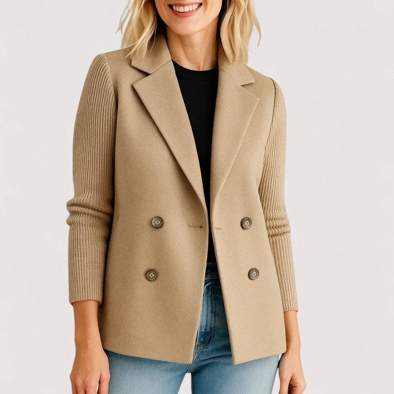 Minta™ | Weicher Sweater-Blazer mit eleganter Passform