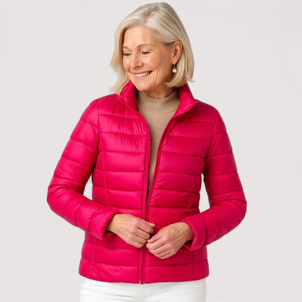 Cristine™ | Neue Ultraleichte Jacke Mit Weißen Entenfedern