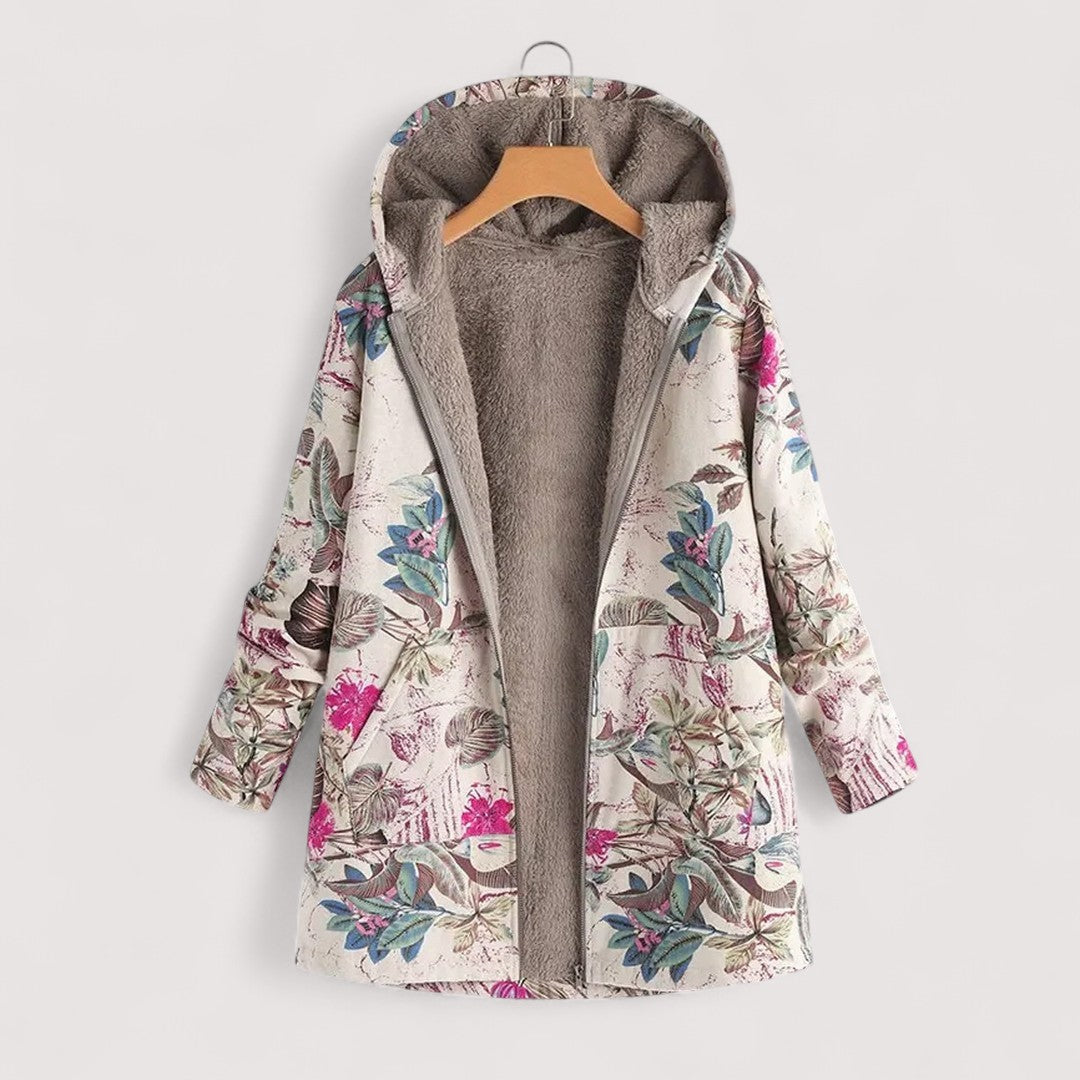 Kamilla | Warme Jacke mit Fleece-Futter