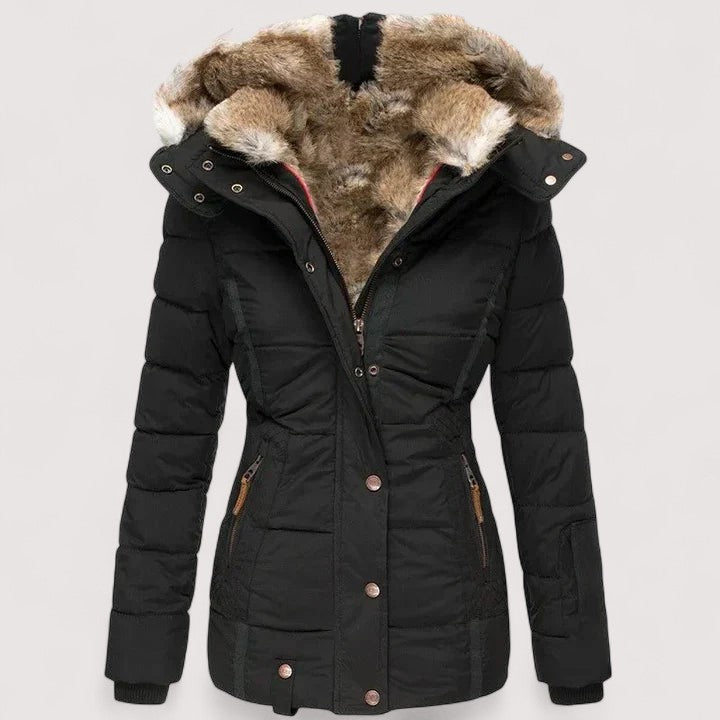 Marylin™ – Warmer Wintermantel mit Fellfutter