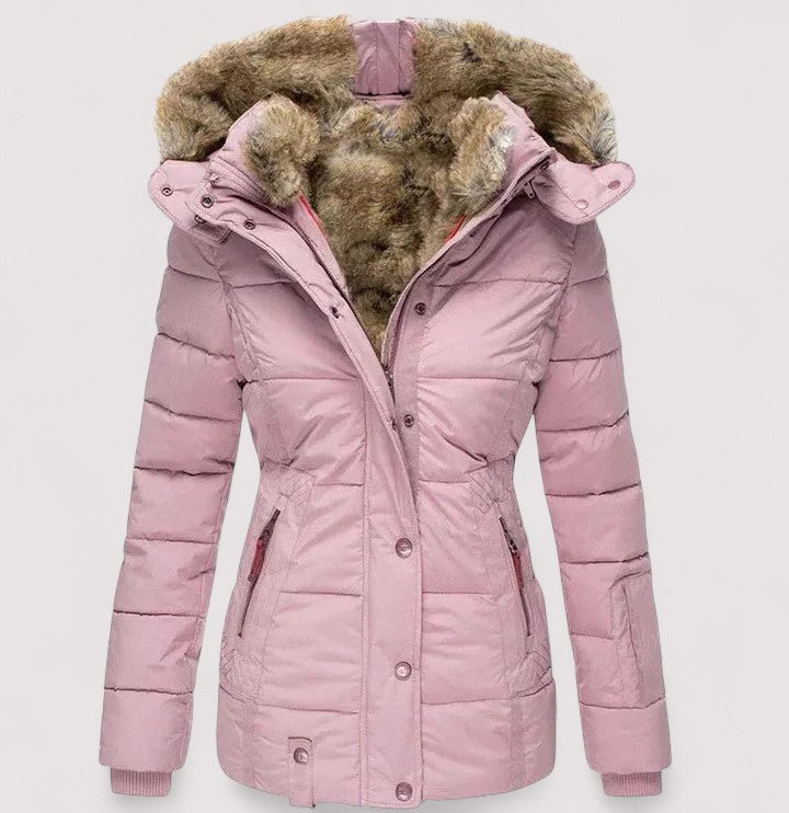 Marylin™ – Warmer Wintermantel mit Fellfutter