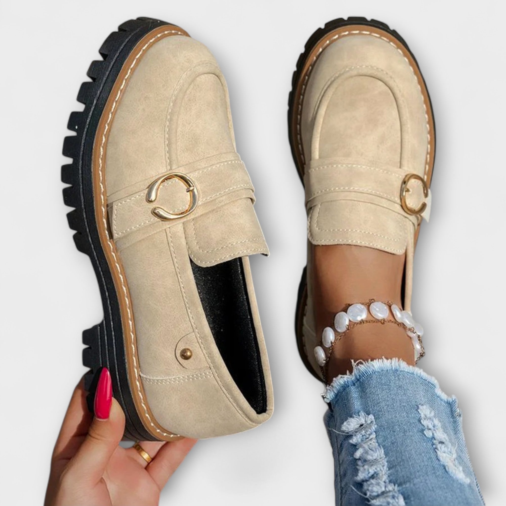 Lora™ | Legere Slipper mit Runde Spitze